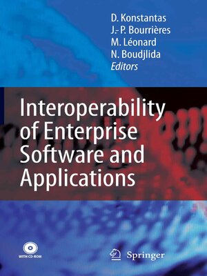 cover image of Interoperability of Enterprise Software and Applications